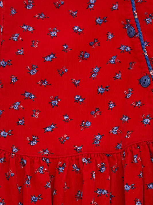 Floral Red Dress // 6 Years