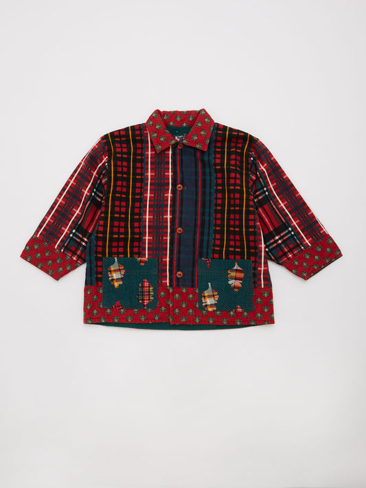 Tartan Shirt Jacket // 4 Years