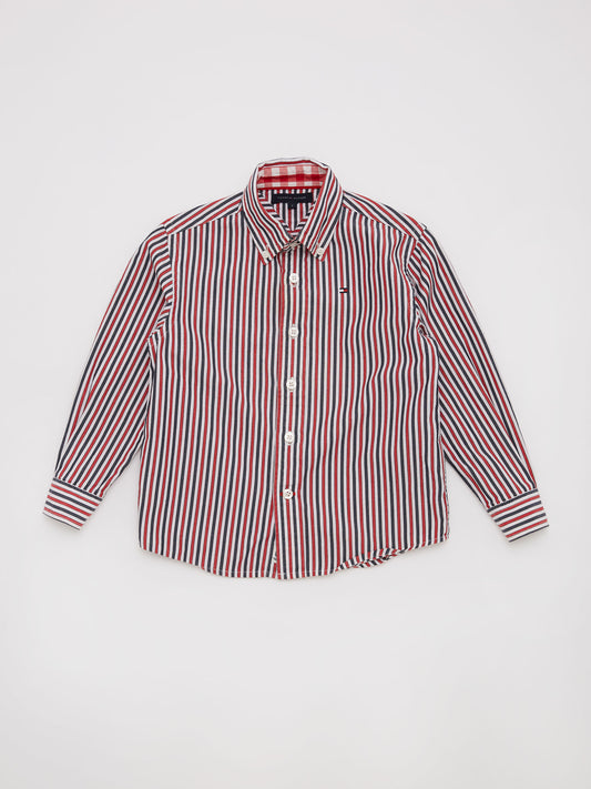 Tommy Hilfiger Stripe Shirt // 4 Years