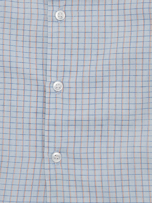 Sky Blue Checked Shirt // 4 Years