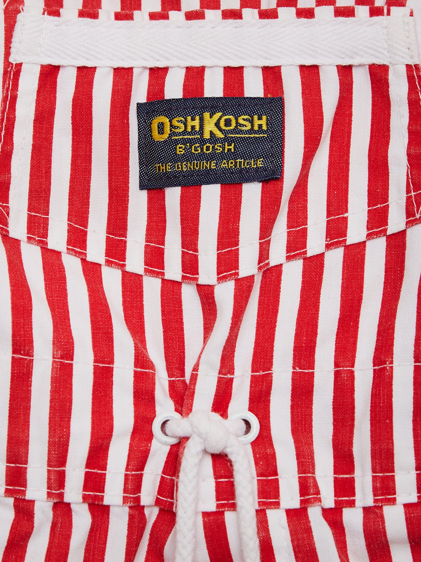 OshKosh Stripe Short Dungarees // 2 Years