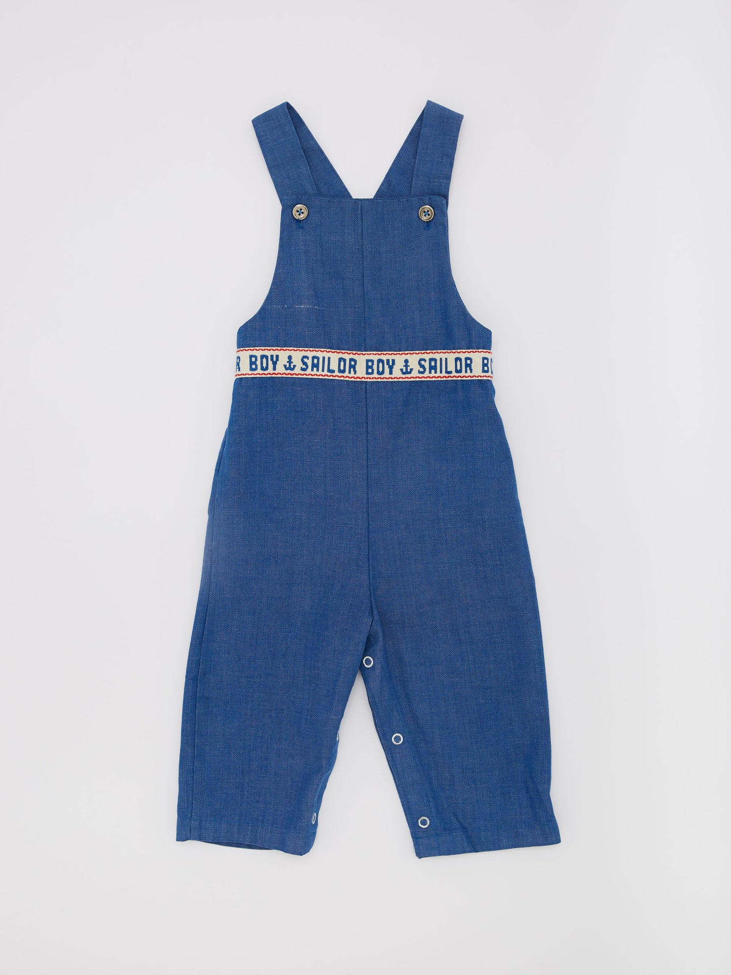 Sailor Boy Denim Dungaree // 12 Months