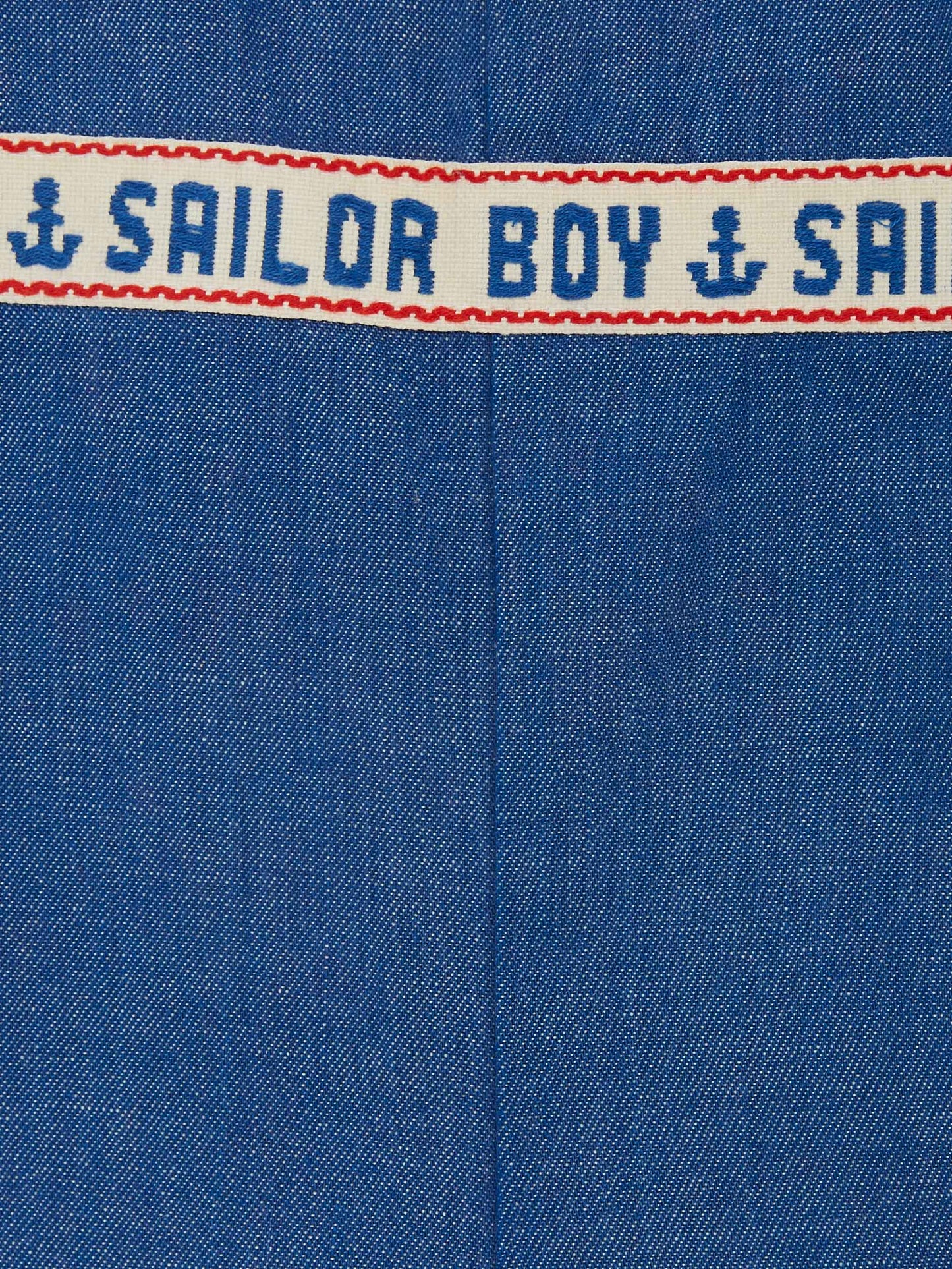 Sailor Boy Denim Dungaree // 12 Months