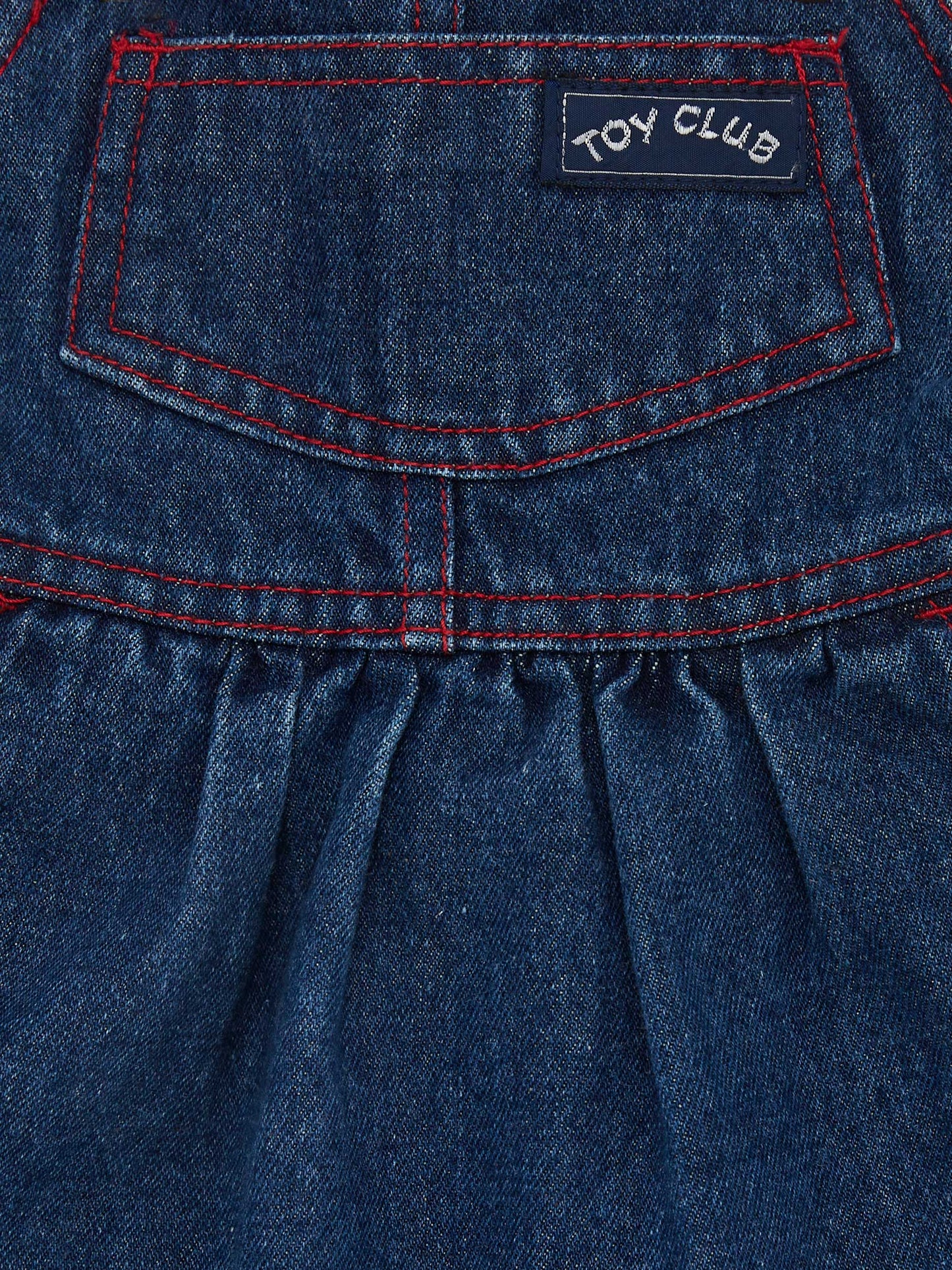 Denim Dungaree Dress // 3-6 Months