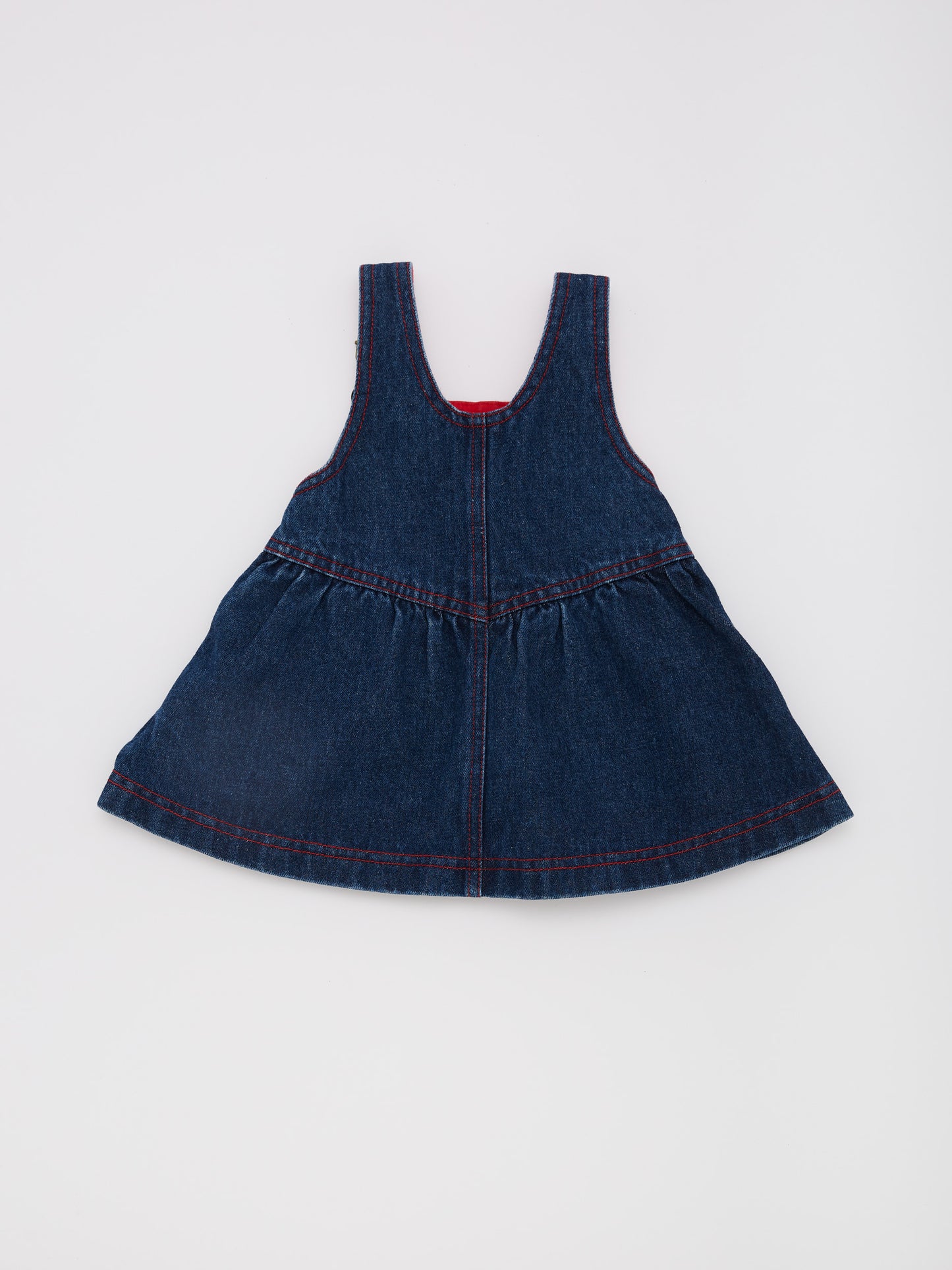 Denim Dungaree Dress // 3-6 Months