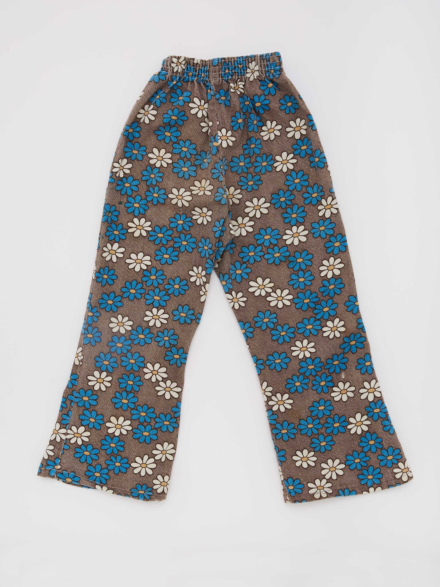 Brown Floral Print Trouser // 5-6 Years