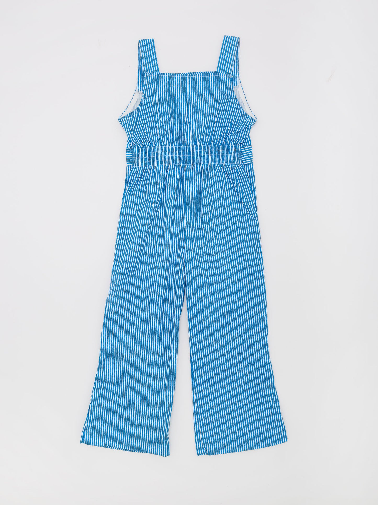 Stripe Blue Dungaree with Pocket Detail // 5 Years