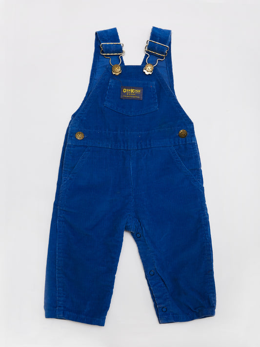 OshKosh Blue Cord Dungarees // 6-9 Months