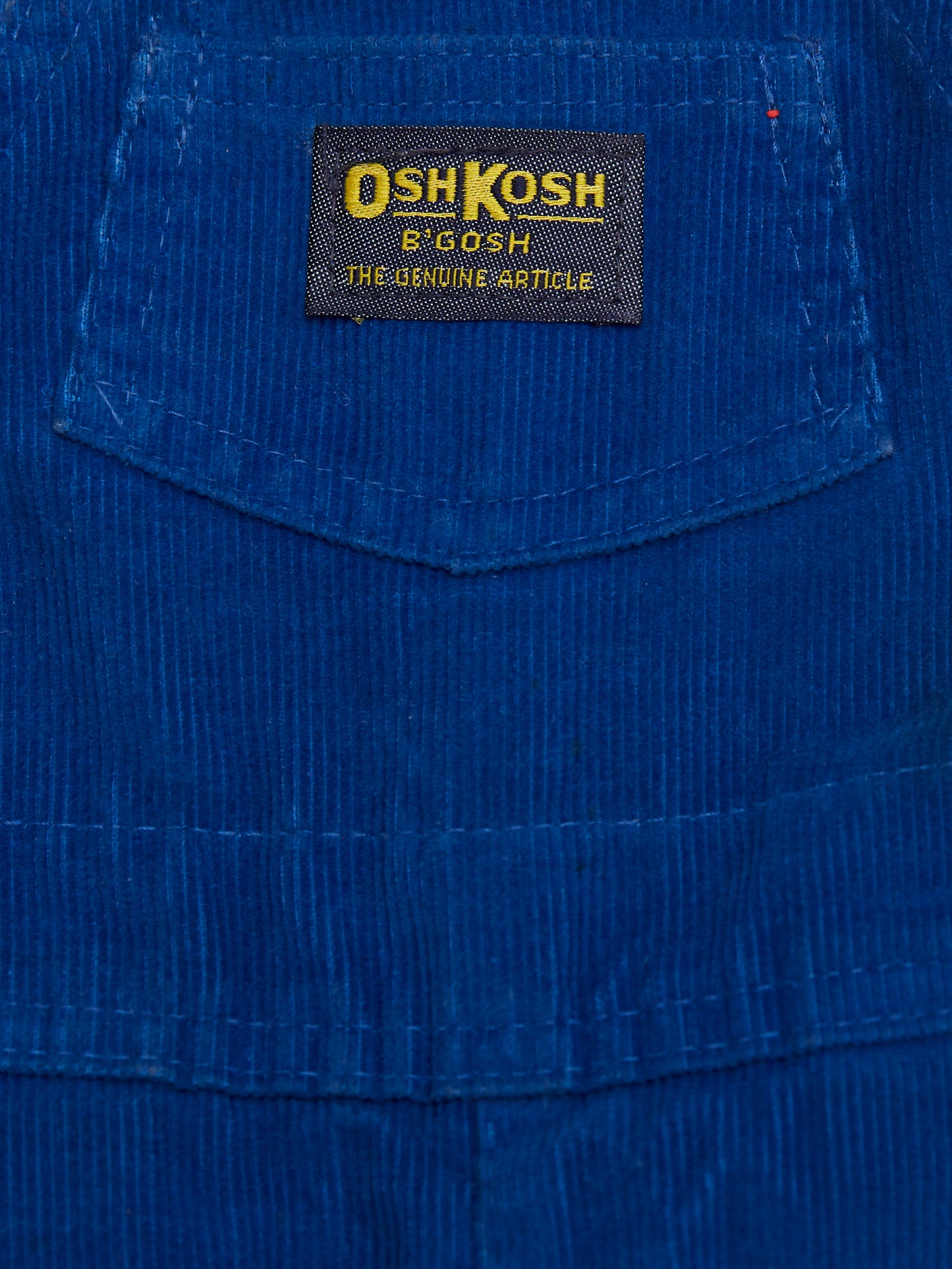 OshKosh Blue Cord Dungarees // 6-9 Months