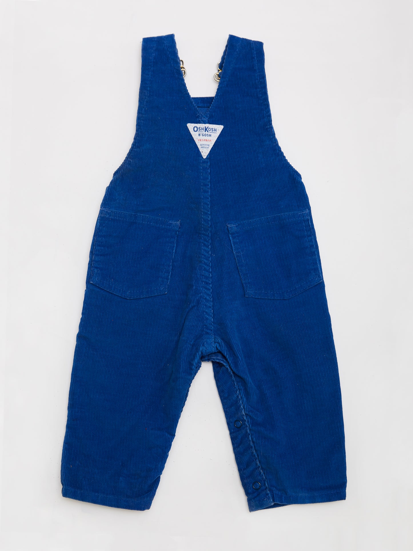 OshKosh Blue Cord Dungarees // 6-9 Months