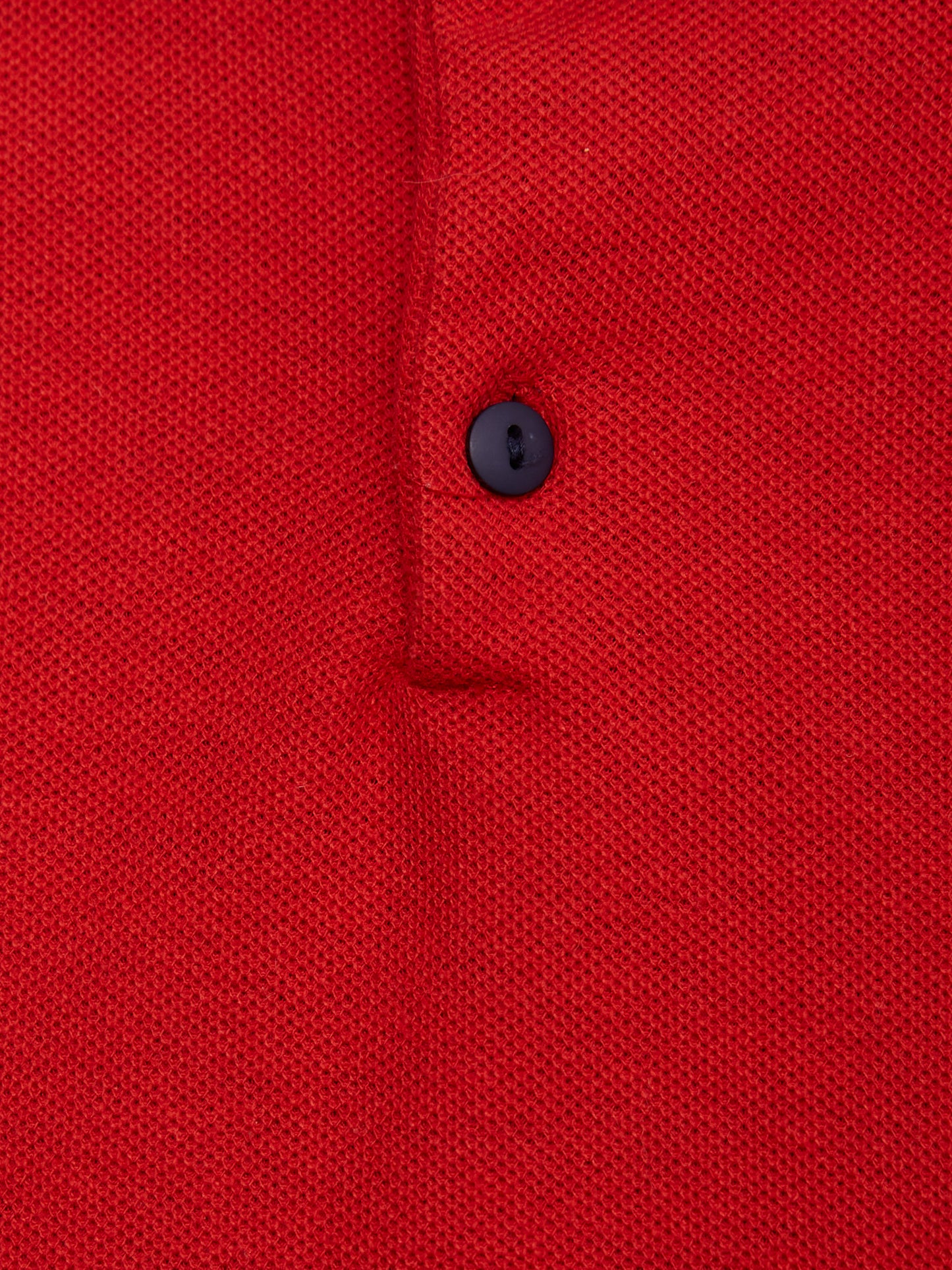 Contrast Collar Red Polo T-shirt // 2 Years