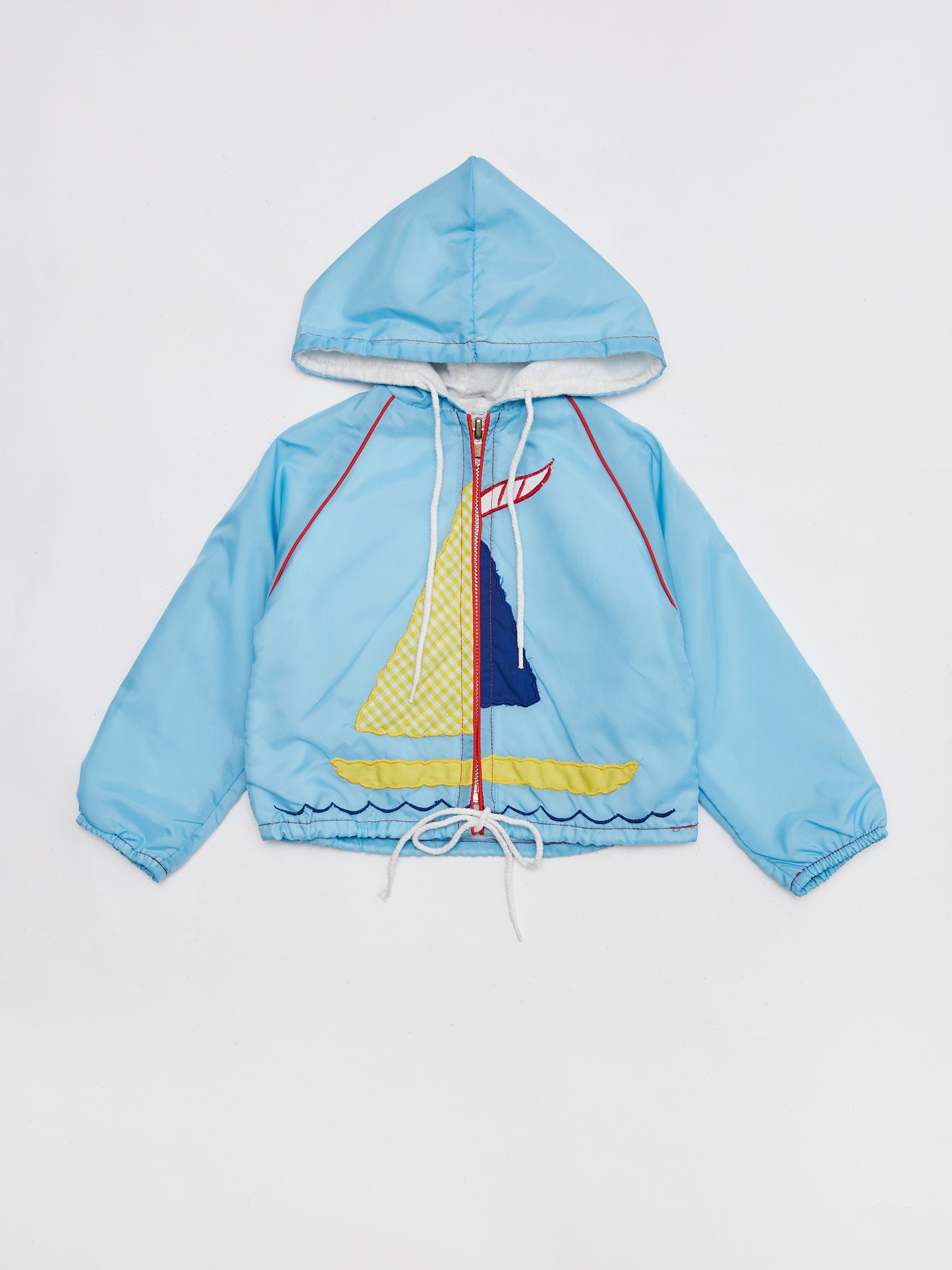 Sailing Boat Blue Jacket // 12-18 Months