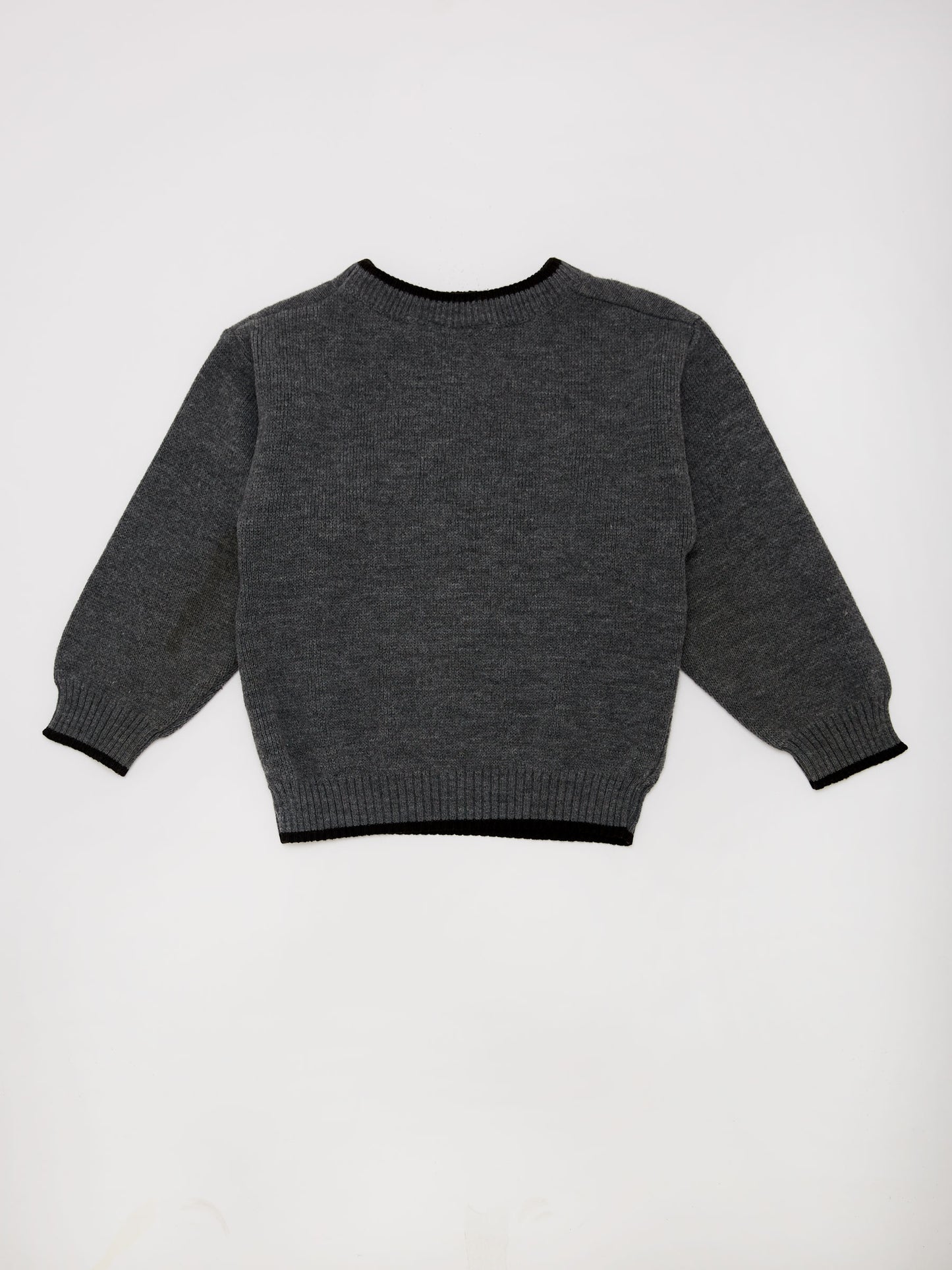 Grey Train Knit Jumper // 8 Years