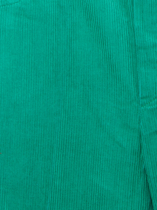 Vibrant Green Cord Trousers // 8-9 Years