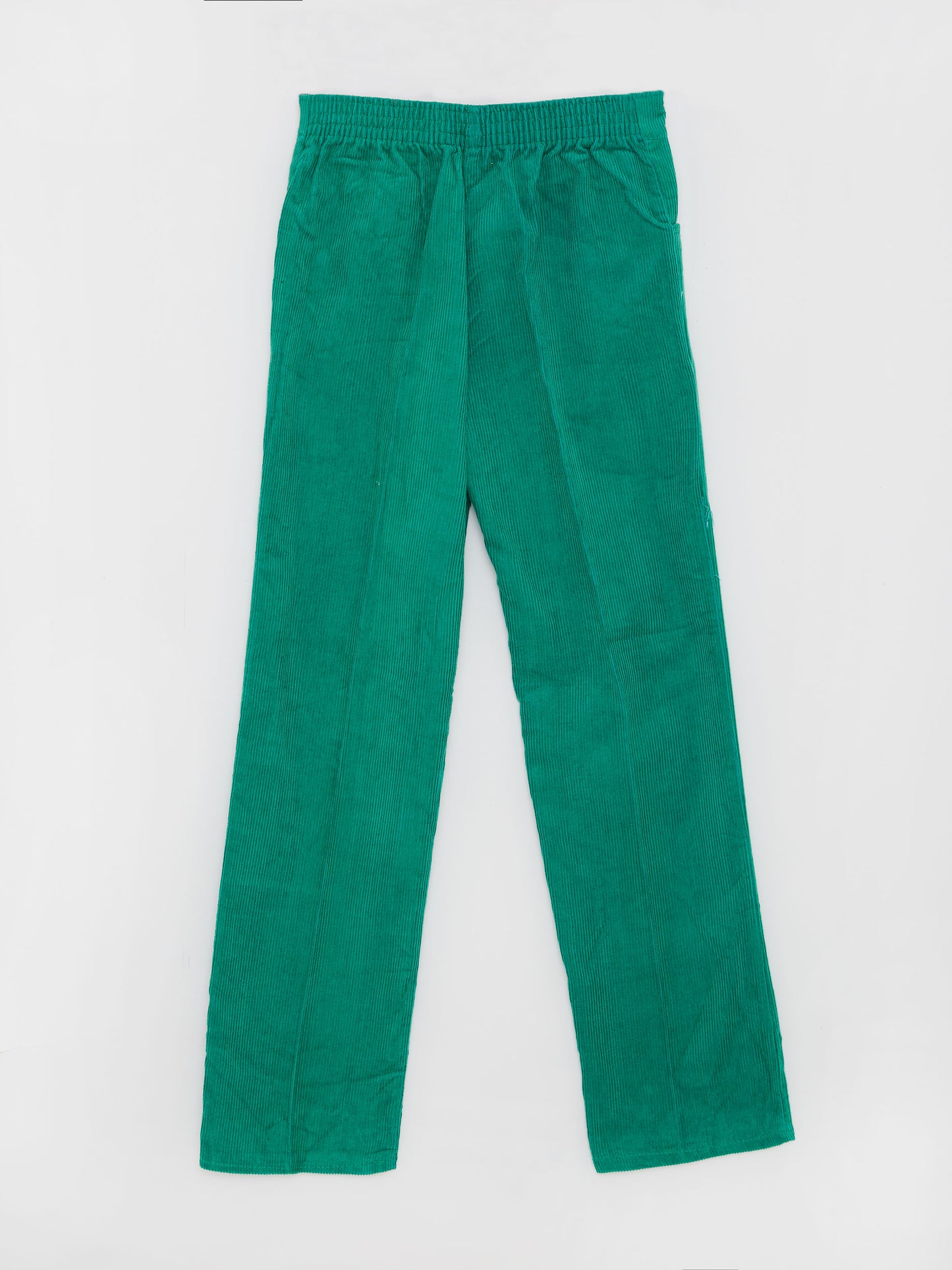 Vibrant Green Cord Trousers // 8-9 Years