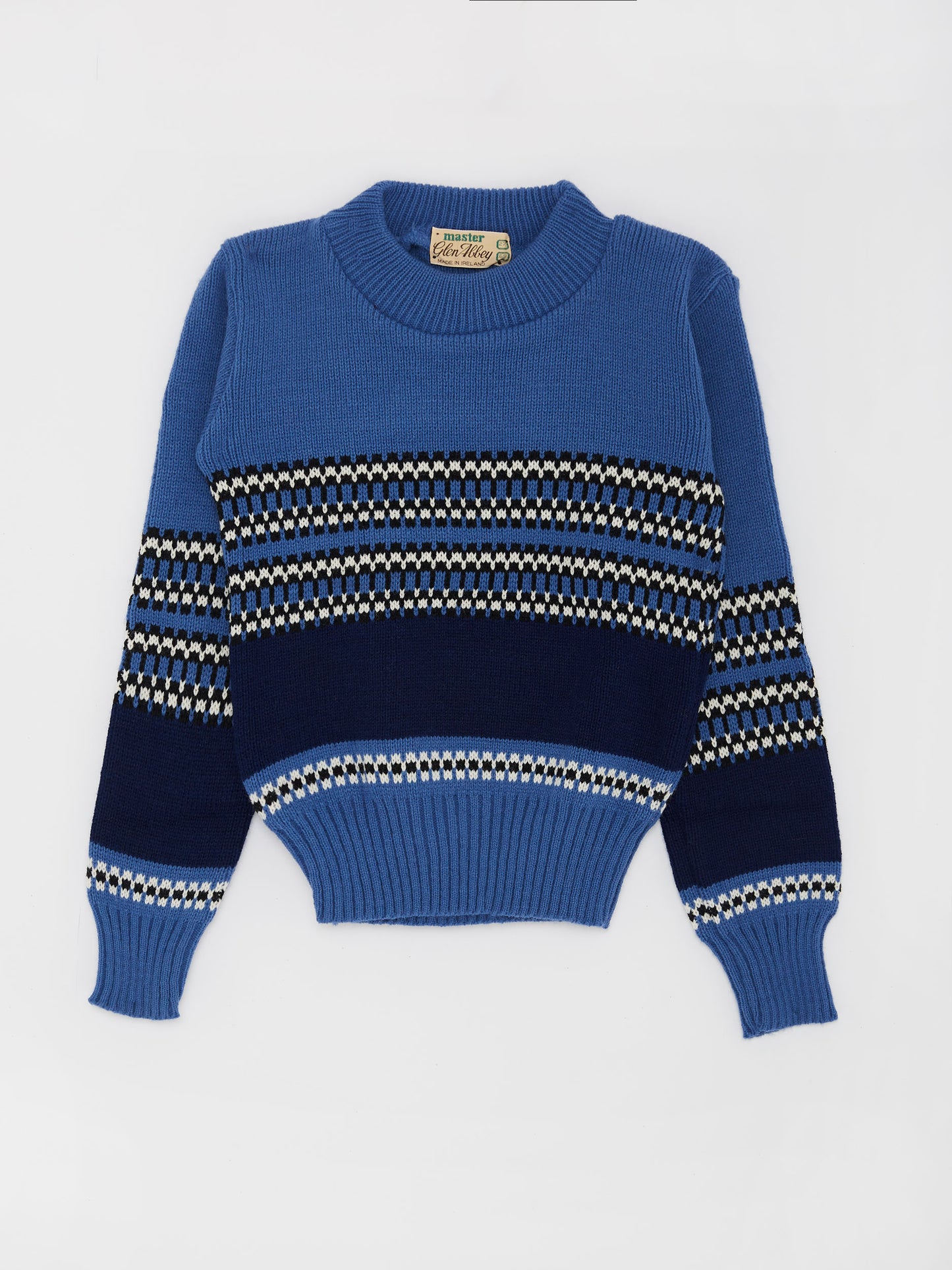 Blue Stripe Knitted Jumper // 6 Years