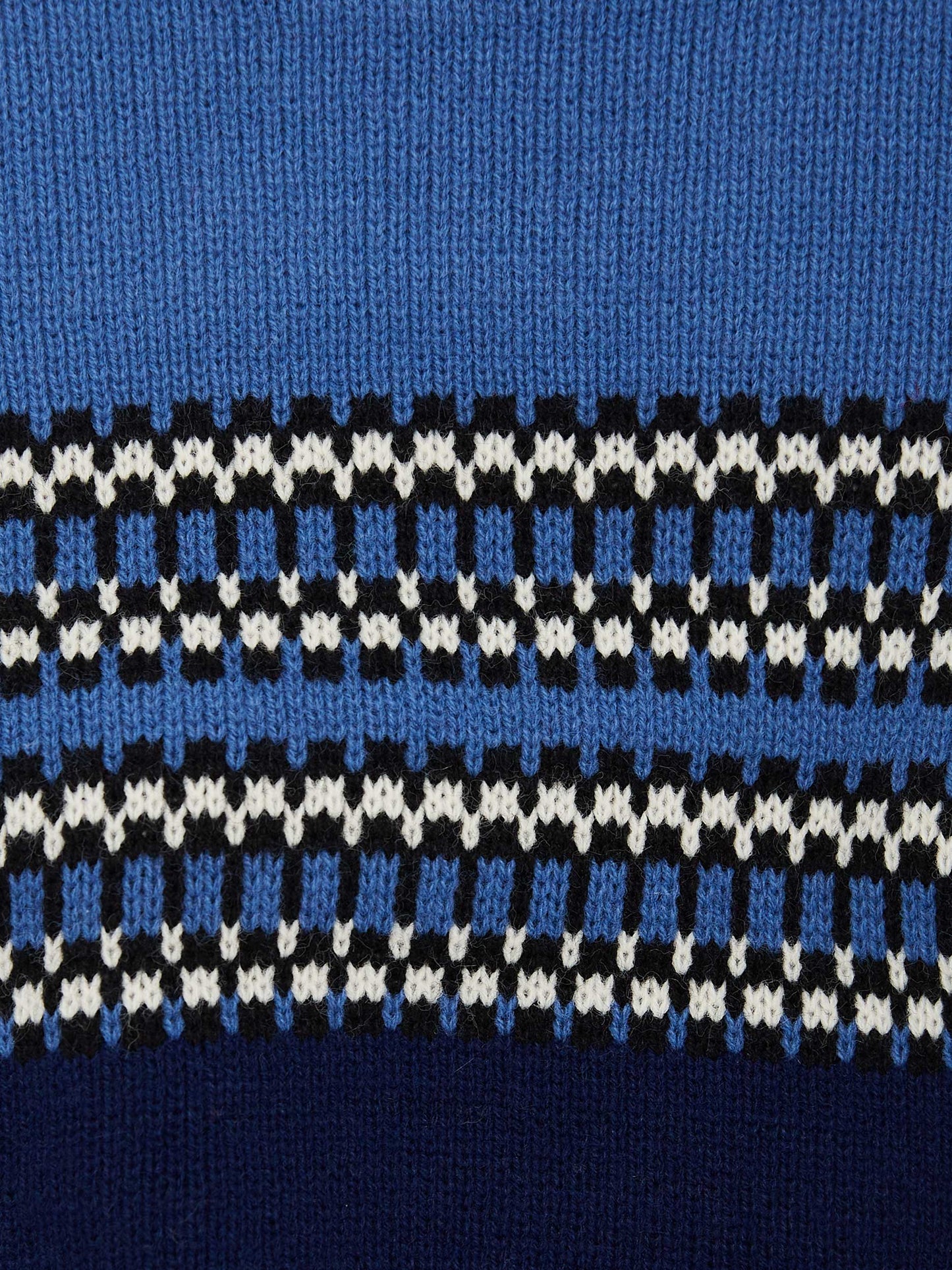 Blue Stripe Knitted Jumper // 6 Years