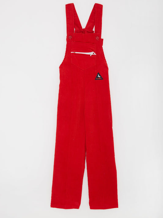 Sea Bird Red Cord Dungarees // 4-5 Years