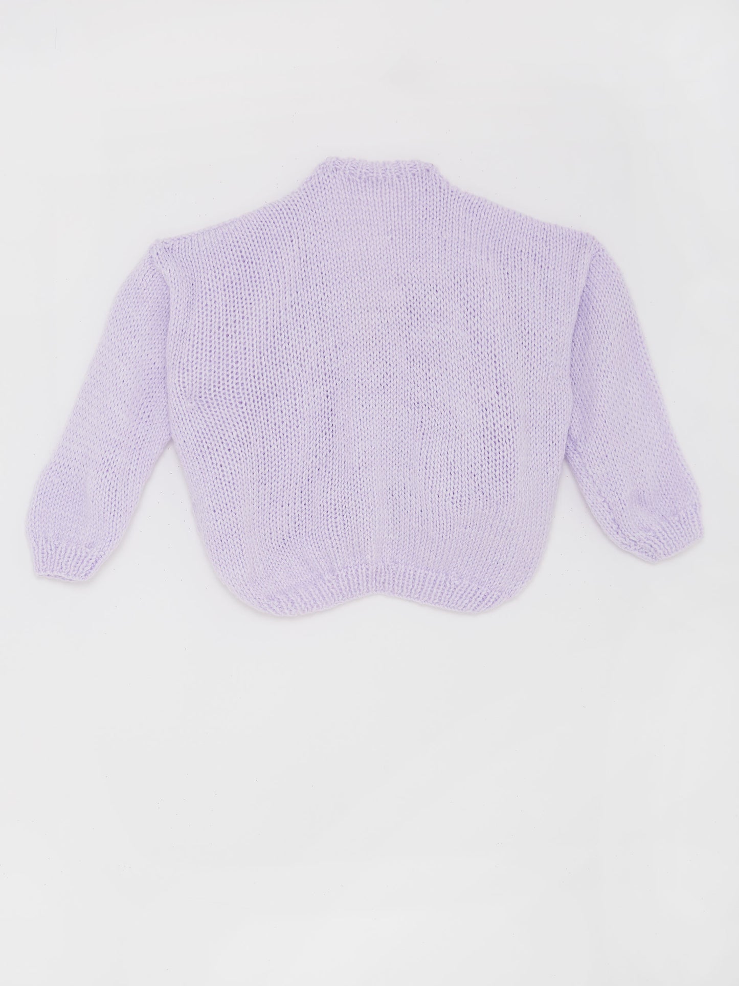 Knitted Lilac Cardigan // 6-12 Months