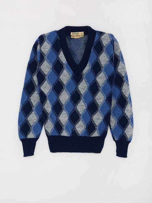 Argyle Knit Jumper // 3-4 Years