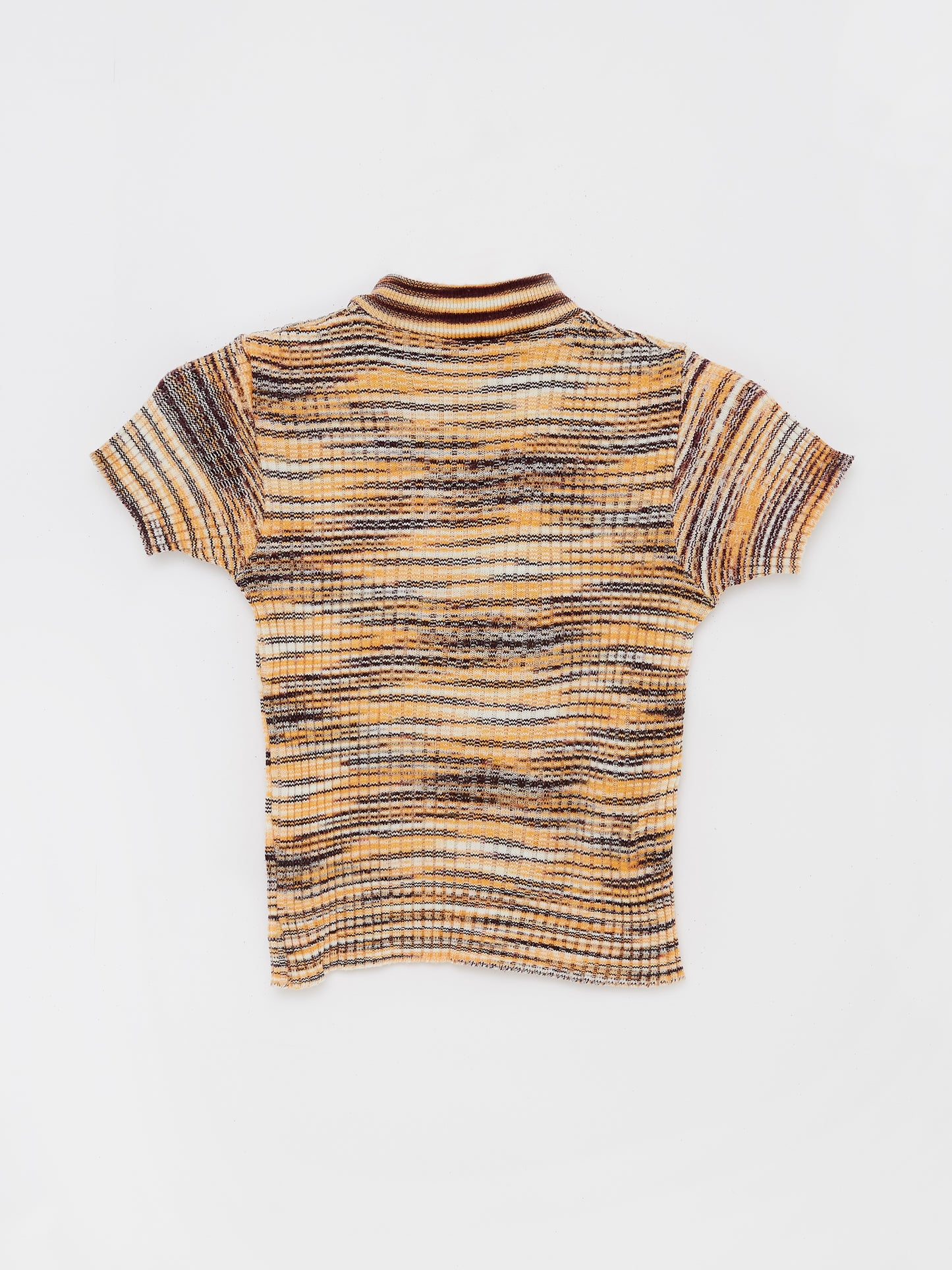 Knitted Button Down Ribbed T-Shirt // 4-5 Years