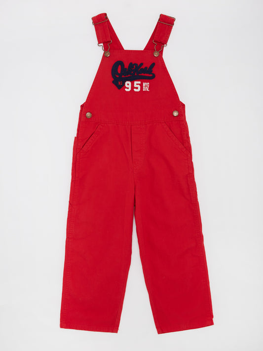 OshKosh Red Dungaree // 5 Years