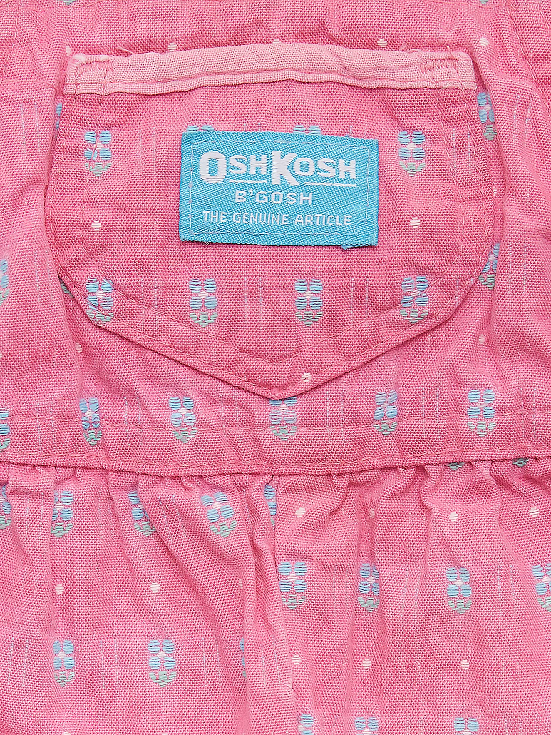 Oshkosh vintage pink floral orders cord jumper